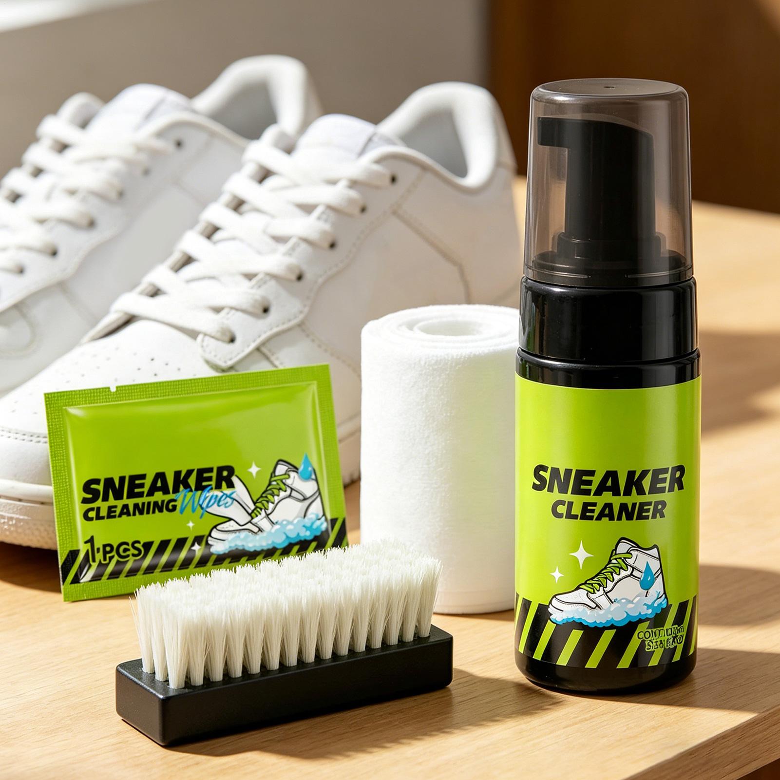 Sneaker Care Cleaner - Sneaker Cleaner 4 Stuks 100ml Schuim