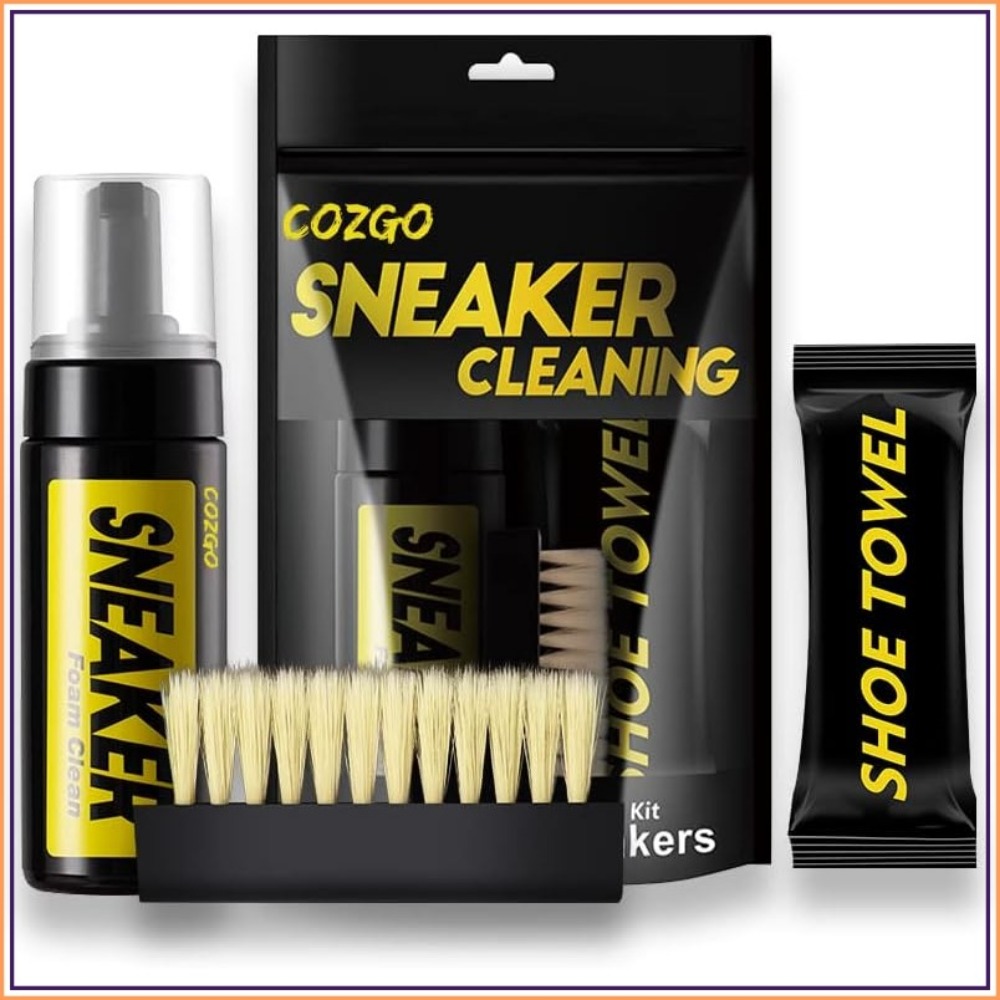 Sneaker Cleaner - Schoenschoonmaakset voor sneakers, waterloze schuimreiniger 5.3oz