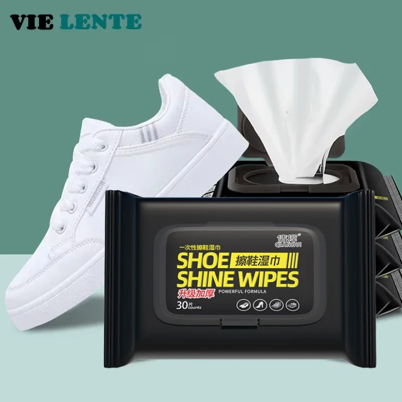 Sneaker Care White - 12-60 Stuks Wegwerp Schoenen Schone Doekjes