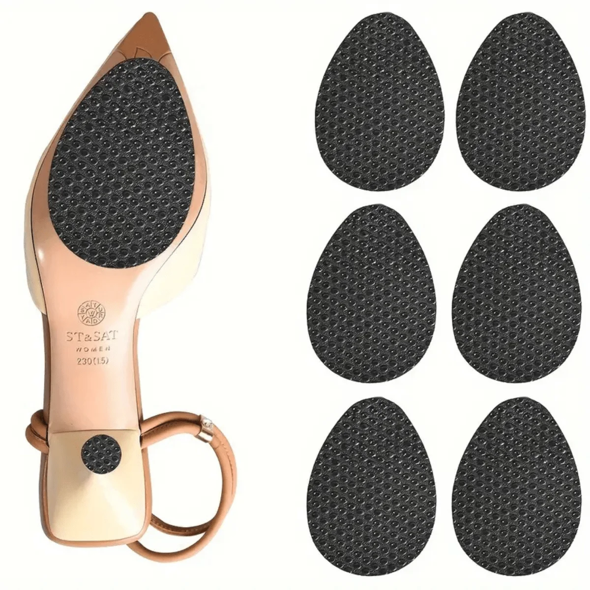Sneaker Care Kit - Antislip rubberen schoenpads 1-3 paar zachte