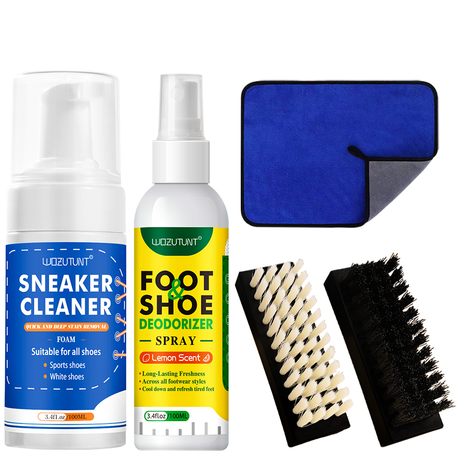 White Sneaker Care Kit - Witte Schoenreiniger Kit Sneaker Cleaner Schuim