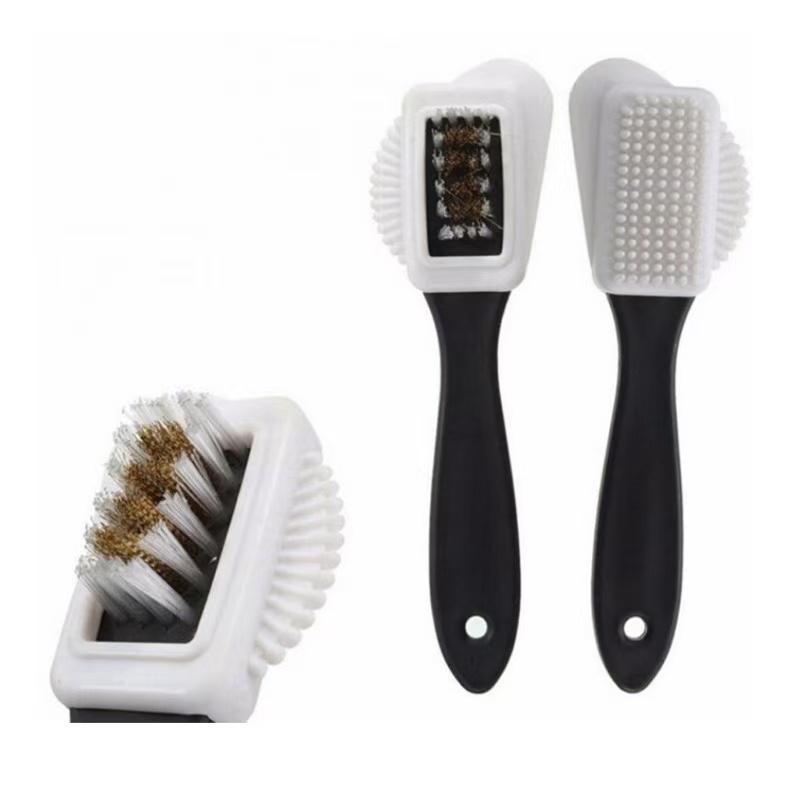 Sneaker Care For Suede - 3-in-1 Suède schoenreinigingsborstel met messing borstelharen,
