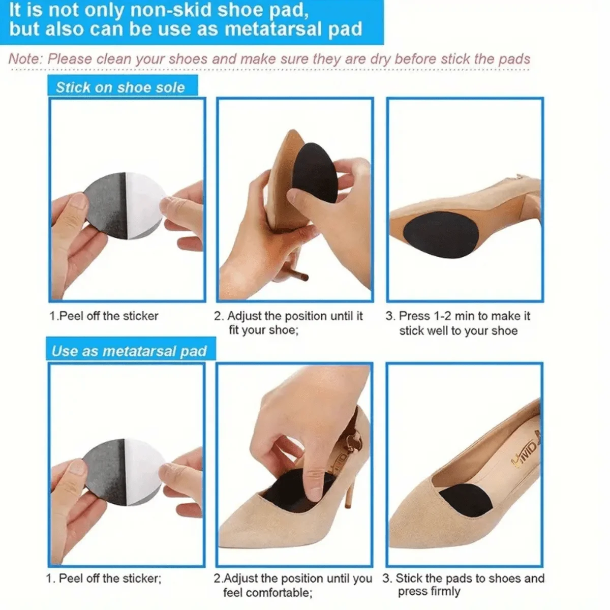 Antislip rubberen schoenpads 1 - Sneaker Care Kit recensie en prijs